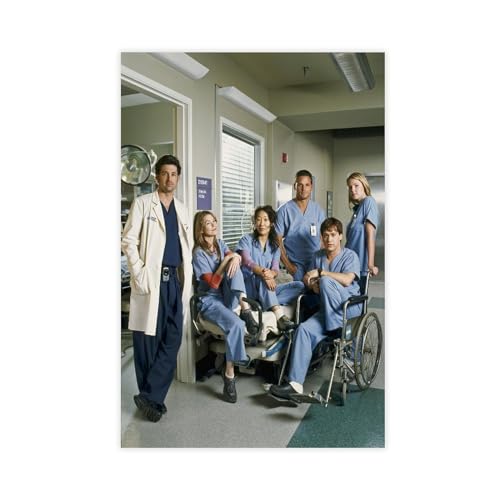 ALNILA TV Greys Anatomy 4 Leinwand-Poster, Wandkunst, Dekor, Bild, Gemälde für Wohnzimmer, Schlafzimmer, Dekoration, ungerahmt, 30 x 45 cm ALNILA TV Greys Anatomy 4 Leinwand-Poster, Wandkunst, Dekor, Bild, Gemälde für Wohnzimmer, Schlafzimmer, Dekoration, ungerahmt, 30 x 45 cm von ALNILA
