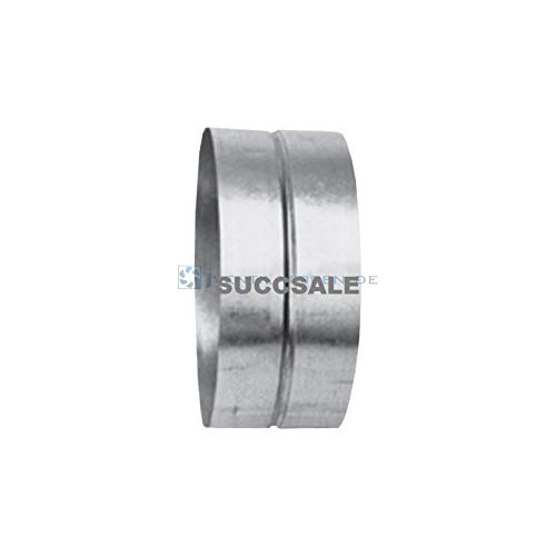 Wickelfalzrohr Verbinder Nippel verzinkt DN 100 mm von ALNOR