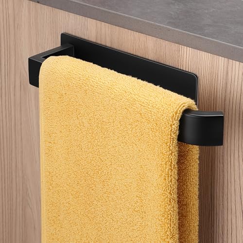 ALOCEO Selbstklebender Handtuchhalter Ohne Bohren - Edelstahl Bad Handtuchhalter Schwarz Matt 24cm ALOCEO Selbstklebender Handtuchhalter Ohne Bohren - Edelstahl Bad Handtuchhalter Schwarz Matt 24cm von ALOCEO