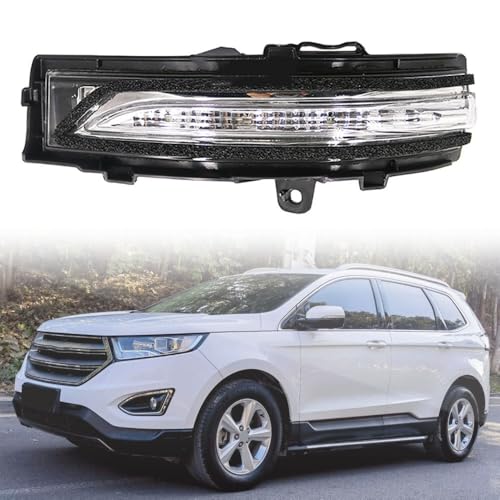 ALOEU Auto Rückspiegel Blinker für F-ord Edge 2015-2019, Rückspiegel Signalleuchte Außenspiegel Kontrollleuchte Blinker Abdeckung Links Rechts Zubehör,Left von ALOEU