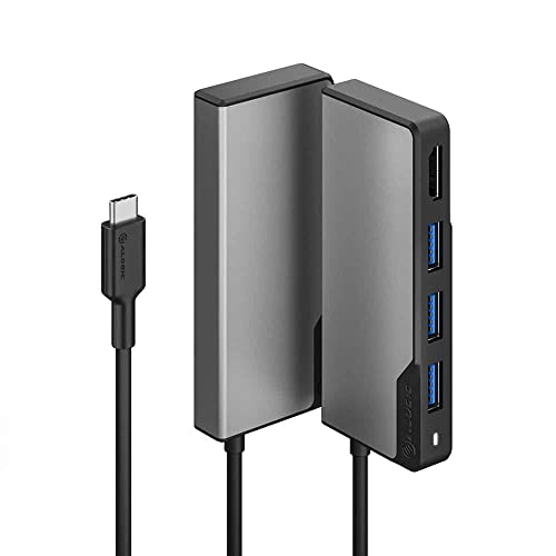 ALOGIC USB-C Fusion Core 5-in-1 Hub V2-3 x USB-A3.1 Gen 1, 1 x USB-C 3.1 Gen 1 100W PD, und 1 x HDMI 4K [60Hz] von ALOGIC
