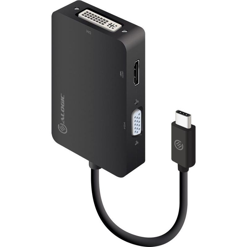 Alogic Videoadapter Konverter Usb C Hdmi Dvi Vga Adapter Thunderbolt 3 Schwarz B-Ware Alogic Videoadapter Konverter Usb C Hdmi Dvi Vga Adapter Thunderbolt 3 Schwarz B-Ware von ALOGIC