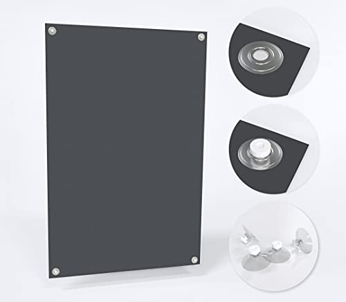 ALOHA Dachfenster Rollo Verdunkelungsrollo Dachfensterrollo für VELUX Dachfenster Thermorollo ohne Bohren mit Saugnäpfen (Graphit / C04 / 37cm x 73cm) von ALOHA