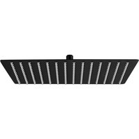 Regendusche Kopfbrause Quadrat Schwarz matt 30 x 30 cm - Aloni von ALONI