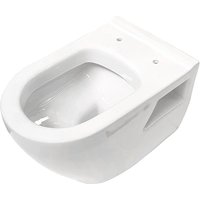 Aloni - Design Hänge wc / Wand wc Toilette Weiß - Weiß von ALONI