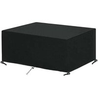 (190 x 117 x 61 cm) Wasserdichte Gartenmöbelabdeckung, Oxford-Gewebe, Schutzhülle, Möbelabdeckung, Anti-UV-Gartentischabdeckung, von ALOVEZ