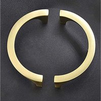 1 Paar Schrankgriffe – elegante Doppellochgriffe aus goldfarbenem Kupfer für Schubladen, Schränke, Fernsehschränke von ALOVEZ