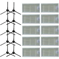 10 brosses latérales + 10 filtres hepa pour aspirateur robotique Lidl SilverCrest ssr 3000 A1 10 brosses latérales + 10 filtres hepa pour aspirateur robotique Lidl SilverCrest ssr 3000 A1 von ALOVEZ