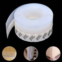 10 m Silikon-Dichtungsstreifen, Türdichtung, Dichtungsstreifen für untere Fenster, Zugluftschutz, Glasduschtür, wasserdicht, winddicht, schalldicht, von ALOVEZ