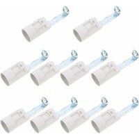 10 stück Kerze Kronleuchter Basen Weiß Abdeckung Glühbirne Steckdosen Leuchter Halter Unterstützung Teile Licht Basis 10 stück Kerze Kronleuchter Basen Weiß Abdeckung Glühbirne Steckdosen Leuchter Halter Unterstützung Teile Licht Basis von ALOVEZ