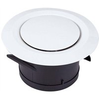 100,SL.GT 3-Zinken-Abluft- & Belüftungsdüse mit Dichtung - Verstellbares rundes Lüftungsgitter aus Kunststoff - Lüfterbelüftung von ALOVEZ