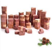 100 Stück Zedernholz Mottenabwehr, Textilmottenabwehr, Zedernholzkugeln, Naturherzen, Chemiefrei, Natürliche Mottenfalle für Kleiderschrank, von ALOVEZ