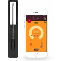 100 % kabellose Kochsonde, vernetztes Fleischthermometer, Backofen, Temperaturregelung, große Reichweite, WLAN-/Bluetooth-Verbindung, Schwarz 100 % kabellose Kochsonde, vernetztes Fleischthermometer, Backofen, Temperaturregelung, große Reichweite, WLAN-/Bluetooth-Verbindung, Schwarz von ALOVEZ