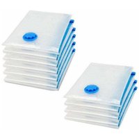 10er-Pack Vakuum-Aufbewahrungsbeutel für Staubsauger, Vakuum-Aufbewahrungshülle für Kleidung, Bettdecken, Bettwäsche, Kissen 10er-Pack Vakuum-Aufbewahrungsbeutel für Staubsauger, Vakuum-Aufbewahrungshülle für Kleidung, Bettdecken, Bettwäsche, Kissen von ALOVEZ