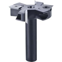 12 mm Schaft, 45 mm Schnittdurchmesser, Planfräser mit 2 + 2 Einsätzen, Holzfräser, Hobelfräser, Oberflächenfräser 12 mm Schaft, 45 mm Schnittdurchmesser, Planfräser mit 2 + 2 Einsätzen, Holzfräser, Hobelfräser, Oberflächenfräser von ALOVEZ