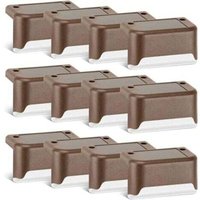 12er-Pack Solar-Terrassenleuchten, wasserdichte LED-Solarleuchten mit Bronze-Finish für Außenwege, Höfe, Terrassen, Treppen, Stufen und Zäune. 12er-Pack Solar-Terrassenleuchten, wasserdichte LED-Solarleuchten mit Bronze-Finish für Außenwege, Höfe, Terrassen, Treppen, Stufen und Zäune. von ALOVEZ
