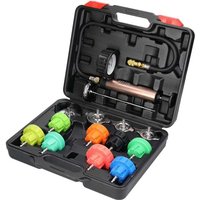 14-teiliges Druckprüfgerät, universeller Kühlsystemtester, Kühler- und Kühlsystemtester für Autos, Motorräder, LKWs 14-teiliges Druckprüfgerät, universeller Kühlsystemtester, Kühler- und Kühlsystemtester für Autos, Motorräder, LKWs von ALOVEZ