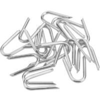 140 Stück verzinkte Stahlspikes, Zaunspikes, Drahtgeflechtspieße, 1,2 x 1,9 cm, U-förmige Zaunnagelklammern für Zäune, verzinkte 140 Stück verzinkte Stahlspikes, Zaunspikes, Drahtgeflechtspieße, 1,2 x 1,9 cm, U-förmige Zaunnagelklammern für Zäune, verzinkte von ALOVEZ