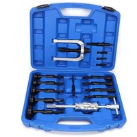 16-teiliges Innenlager-Abzieher-Set, 8 mm – 58 mm Innenlager-Abzieher, Sackloch-Lagerabzieher-Werkzeug mit Gleithammer für Auto, LKW, Motorrad 16-teiliges Innenlager-Abzieher-Set, 8 mm – 58 mm Innenlager-Abzieher, Sackloch-Lagerabzieher-Werkzeug mit Gleithammer für Auto, LKW, Motorrad von ALOVEZ