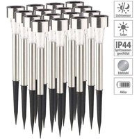 16er Set Solar LED Pollerleuchten, Gartenleuchten zum Bepflanzen von ALOVEZ