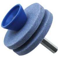 1pc Rasenmäher Klinge Schärfer Doppel Schicht Korund Schleifstein für Elektrische oder Hand Bohrer Garten Werkzeuge Blau 1pc Rasenmäher Klinge Schärfer Doppel Schicht Korund Schleifstein für Elektrische oder Hand Bohrer Garten Werkzeuge Blau von ALOVEZ