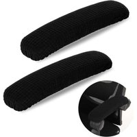 2 Stück Armlehnenbezüge für Bürostühle, Schutzhüllen aus Stretch-Polyester für Bürostühle, lindert Ellenbogenschmerzen, Armlehnenbezüge für 2 Stück Armlehnenbezüge für Bürostühle, Schutzhüllen aus Stretch-Polyester für Bürostühle, lindert Ellenbogenschmerzen, Armlehnenbezüge für von ALOVEZ