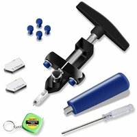 2-in-1-Profi-Glasschneider-Set mit 2 Hartmetall-Schneidköpfen 3–15 mm und 4 Kontaktfüßen, geeignet für Glas/Spiegel/Fliesen, Schwarz 2-in-1-Profi-Glasschneider-Set mit 2 Hartmetall-Schneidköpfen 3–15 mm und 4 Kontaktfüßen, geeignet für Glas/Spiegel/Fliesen, Schwarz von ALOVEZ