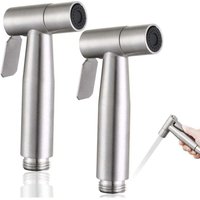 2-teiliges Bidet-Sprühgerät, Handbrause für die Toilette, Bidet-Sprühgerät-Set aus Edelstahl, Sprühgeräte für die persönliche Hygiene und die Toilette von ALOVEZ