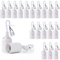 20 Stück E27 Lampenfassung Lampenfassung mit Phasenprüfer, Lichtsockel Pendelleuchte Lampenfassung Baustelle Renovierung Ersatz Lampenfassung 20 Stück E27 Lampenfassung Lampenfassung mit Phasenprüfer, Lichtsockel Pendelleuchte Lampenfassung Baustelle Renovierung Ersatz Lampenfassung von ALOVEZ