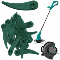 20 Stück Kunststoff-Ersatzklingen für Rasentrimmer, Kunststoff-Rasentrimmerklinge, Rasentrimmerklinge für Bosch Durablade Art 23-18 LI Art 26-18 LI von ALOVEZ