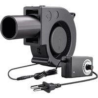 220V Radialventilator, regelbarer Radialventilator, Radialventilator mit Drehzahlregler für wechselnde Belüftung, Grill, Turbinenventilator für von ALOVEZ