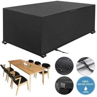 242 x 162 x 100 cm Gartenmöbel Abdeckung 210D Oxford Schutzhülle Gartenmöbel Abdeckung Gartentisch Abdeckung Wasserdicht Gartenmöbel Abdeckplane von ALOVEZ
