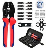 Alovez - 27-teiliges Crimpwerkzeug-Set, kompatibel mit MC4-Solarkabelstecker von ALOVEZ