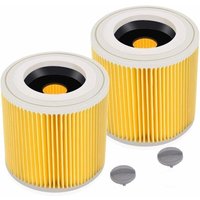 Alovez - 2er-Pack Kartuschenfilter für WD3 Premium WD2 WD3 WD3P WD3 MV2 MV3 WD3 Filter Ersatzfilter für Kärcher Staubsauger 6.414-552.0/64145520 Alovez - 2er-Pack Kartuschenfilter für WD3 Premium WD2 WD3 WD3P WD3 MV2 MV3 WD3 Filter Ersatzfilter für Kärcher Staubsauger 6.414-552.0/64145520 von ALOVEZ