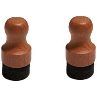 2er-Pack Öl- und Wachsapplikatoren für Holzschneidebretter, Metzgerunterlagen, Besteck, Braun und Schwamm (559,5 cm) von ALOVEZ