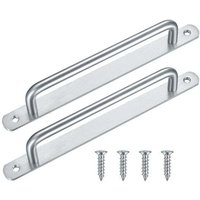 2er-Pack Schiebetürgriffe aus Edelstahl für Badezimmer, Küche, Schrank, Garage, Schuppen, Scheune (224 mm) von ALOVEZ