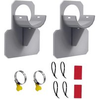 Alovez - 2er-Pack Schlauchhalter für oberirdische Pools, Poolzubehör, Schläuche für oberirdische Pools, Grau von ALOVEZ