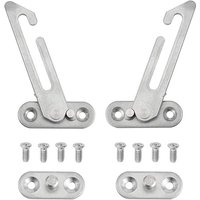Alovez - 2er-Pack UPVC-Fensterbegrenzer – Edelstahl 304 – mit Schrauben – für linke und rechte Fenster von ALOVEZ