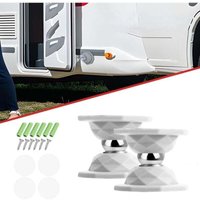 2er-Pack magnetische Türhalter für Wohnmobile, hält die Tür offen, Türstopper für Wohnmobil, Wohnwagen, Camper (weiß) von ALOVEZ