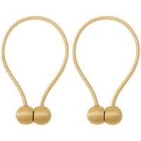 Alovez - 2er-Pack magnetische Vorhang-Raffhalter, Vorhang-Clip-Kordelschnalle, europäische Vorhangschnalle, dekorative magnetische Vorhangschnalle von ALOVEZ