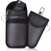 2er-Set Mini-tragbare Anti-Schlüssel-Autoschlüsselhülle, Auto-Anti-Schlüssel-Tasche, Blockierungshülle für schlüssellosen Autoschlüssel, 2er-Set Mini-tragbare Anti-Schlüssel-Autoschlüsselhülle, Auto-Anti-Schlüssel-Tasche, Blockierungshülle für schlüssellosen Autoschlüssel, von ALOVEZ