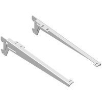 2er-Set Regalträger für 1-reihiges Regal, weiß, 28 cm von ALOVEZ