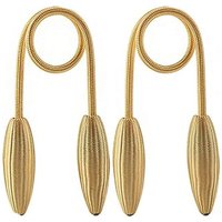 2er-Set goldene Vorhang-Raffhalter für hohe, dicke und breite Vorhänge von ALOVEZ