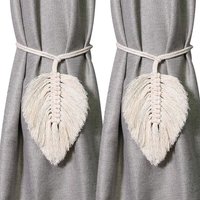 2er Set handgefertigte Vorhanghalter - handgewebte Vorhanghalter aus Baumwolle im Landhausstil 2er Set handgefertigte Vorhanghalter - handgewebte Vorhanghalter aus Baumwolle im Landhausstil von ALOVEZ