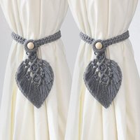 2er Set handgefertigte Vorhanghalter - handgewebte Vorhanghalter aus Baumwolle im Landhausstil 2er Set handgefertigte Vorhanghalter - handgewebte Vorhanghalter aus Baumwolle im Landhausstil von ALOVEZ