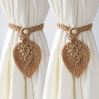 2er Set handgefertigte Vorhanghalter - handgewebte Vorhanghalter aus Baumwolle im Landhausstil 2er Set handgefertigte Vorhanghalter - handgewebte Vorhanghalter aus Baumwolle im Landhausstil von ALOVEZ