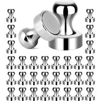 32 starke Magnete, 12 x 16 mm Kühlschrankmagnet, Mini-Extra-Neodym-Magnet, leistungsstarker kleiner Supermagnet mit Aufbewahrungsbox, leistungsstark 32 starke Magnete, 12 x 16 mm Kühlschrankmagnet, Mini-Extra-Neodym-Magnet, leistungsstarker kleiner Supermagnet mit Aufbewahrungsbox, leistungsstark von ALOVEZ