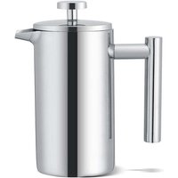 350 ml doppelwandige Kaffeemaschine aus Edelstahl, French Press-Kaffeemaschine mit Filter von ALOVEZ