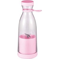 380 ml tragbarer elektrischer Mini-Mixer/Entsafter, 6 Klingen für Smoothies, Milchshakes, Säfte, Lebensmittel, eingebauter wiederaufladbarer Akku, 380 ml tragbarer elektrischer Mini-Mixer/Entsafter, 6 Klingen für Smoothies, Milchshakes, Säfte, Lebensmittel, eingebauter wiederaufladbarer Akku, von ALOVEZ