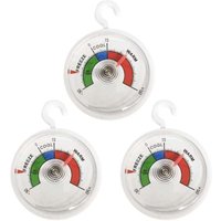3er-Set Kühlschrankthermometer mit 65 mm Zifferblatt und farbigen Zonen, analoges Thermometer für Kühlschrank, Gefrierschrank oder Gefrierschrank, 3er-Set Kühlschrankthermometer mit 65 mm Zifferblatt und farbigen Zonen, analoges Thermometer für Kühlschrank, Gefrierschrank oder Gefrierschrank, von ALOVEZ